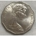 AUSTRALIA 1969 . FIFTY 50 CENTS COIN . COAT OF ARMS . HIGH GRADE